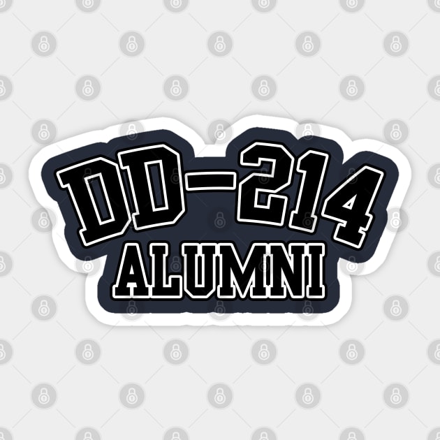 Patriotic DD-214 Alumni Sticker by Maskumambang